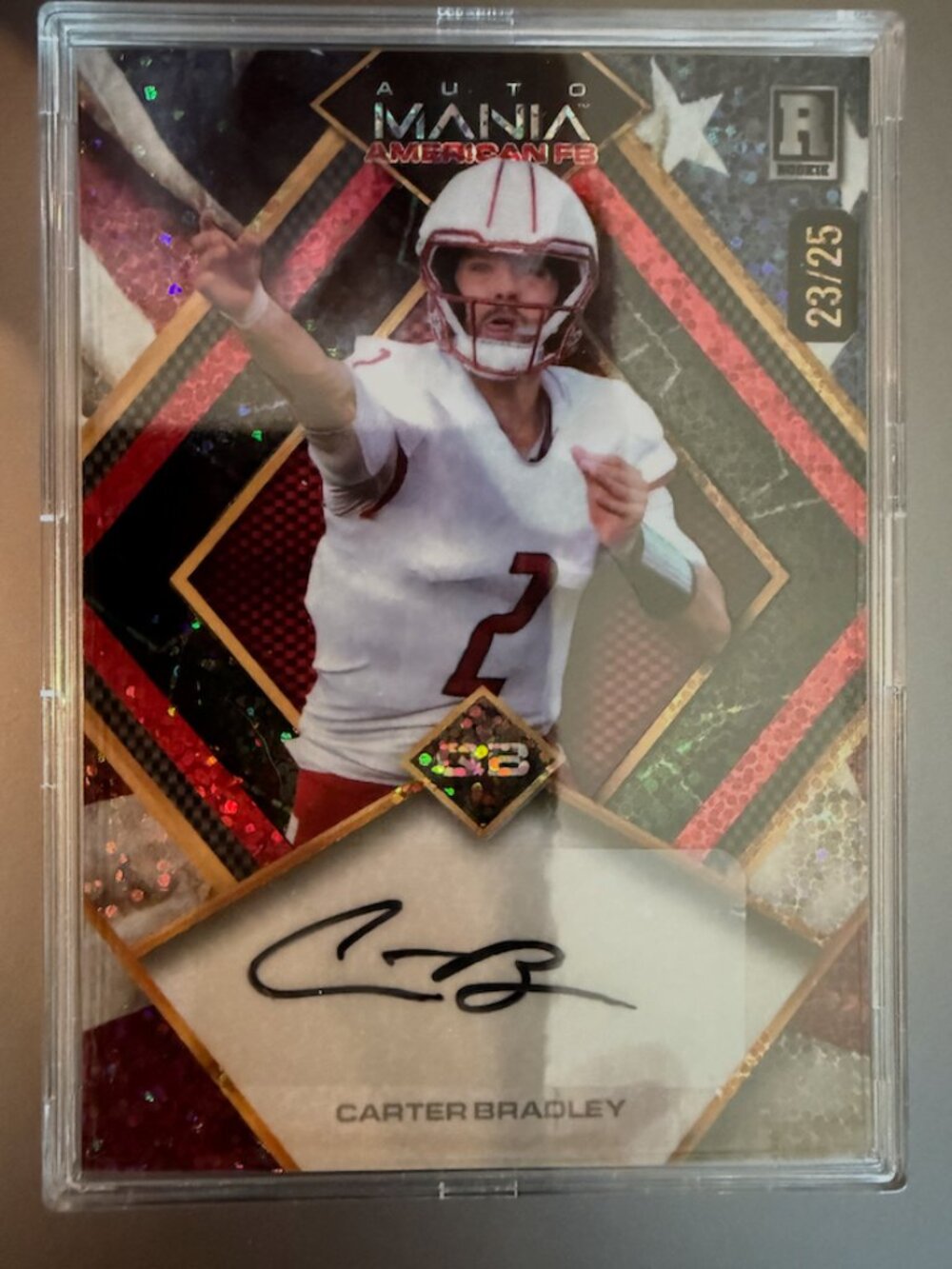 Carter Bradley Auto AMAD-CB | 2024 Wild Card Auto Mania | 23/25 | Rookie